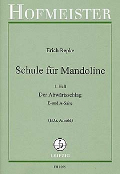 SCHULE FÜR MANDOLINE 1.Heft in A4